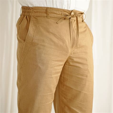 Men's pants blue XS|Custom Made Pants - Online in India | Bow & Square