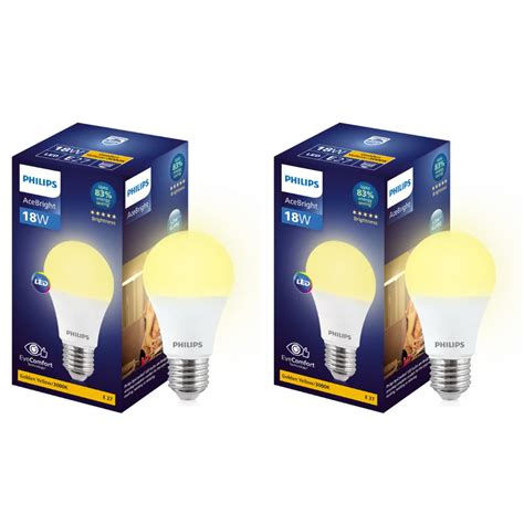 Buy PHILIPS 18-watt LED Bulb |AceBright High Wattage LED Bulb|Base: E27 ...