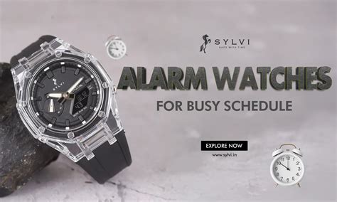 Time Management Made Easy: Alarm Watches for Your Busy Life – Sylvi