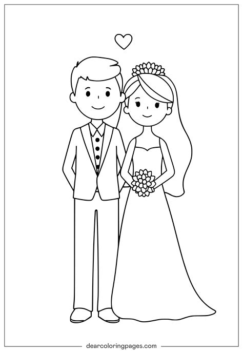 Wedding Coloring Pages - 19 Free Printable Coloring Pages