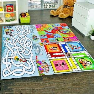 Muren Road Trip, Ludo, Snake Ladder Printed 3 in 1 Mat 5 X 5 Feet 4 ...
