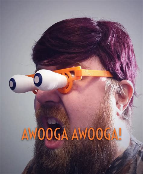 Awooga Glasses || HalloweenWearable - 3D model by Jaatinen3D on Thangs