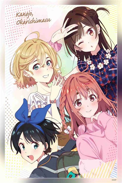 Anime Girls Kanojo Okarishimasu Rent A Girlfriend Ruka Sarashina ...