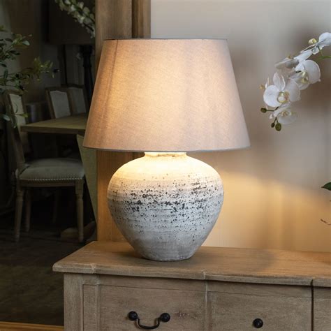 Regola Large Stone Ceramic Lamp | Wholesale by Hill Interiors