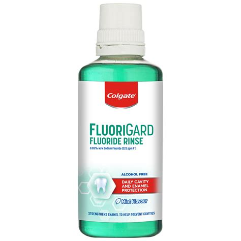 Colgate Fluorigard Fluoride Rinse Mouthwash Alcohol Free | Fluorigard