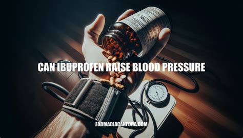Can Ibuprofen Raise Blood Pressure: Understanding the Risks