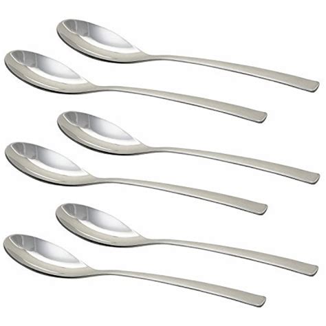 Buy Montavo Trendz Dessert Spoon, Set of 6 Online at Low Prices in ...