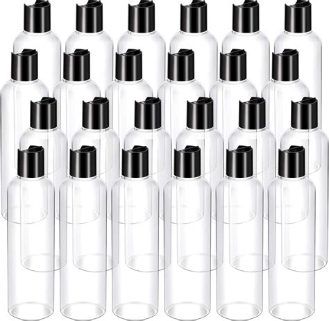 Amazon.com: 50 PCS 3.4 oz Travel Bottles with Flip Cap - 100ml Clear ...