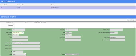 ESS Administrator - Dependent Approval