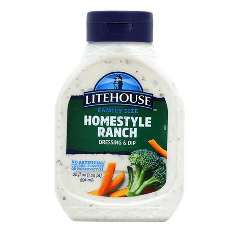 DRSHOM008LH | Litehouse HOMESTYLE RANCH (6/20OZ) - Pacific Coast Fresh Co.