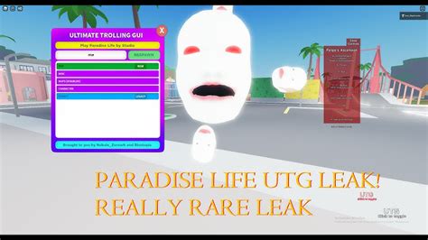 Image result for Ultimate Trolling GUI Script in Life in Paradise
