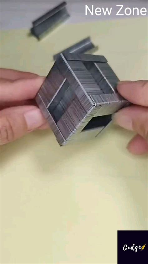 Image result for Stapler Pin Cube Tutorial
