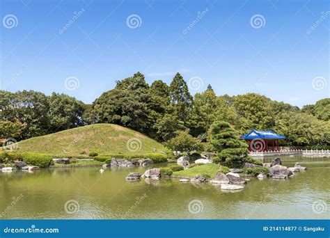 Japanese Garden - Sakai City, Osaka Prefecture Stock Image - Image of ...