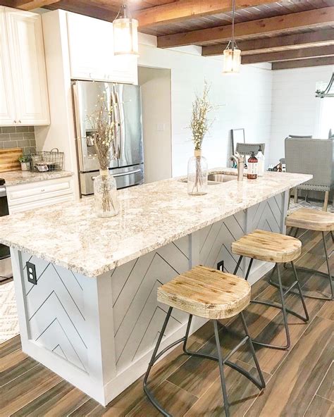 Shiplap Kitchen Island Pinterest