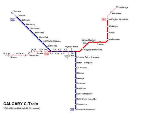 C-Train: Calgary Metro Map, Canada, 56% OFF