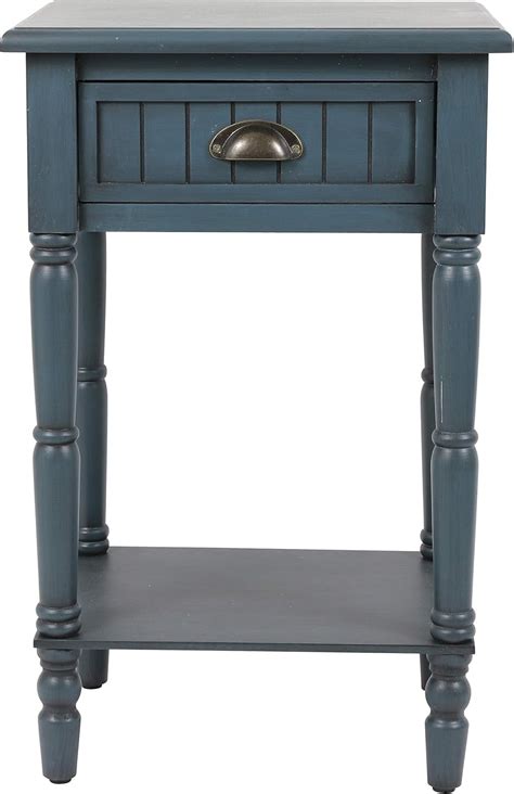 Buy Décor Therapy Bailey Bead board 1-Drawer Accent Table, 14x17x26.5 ...