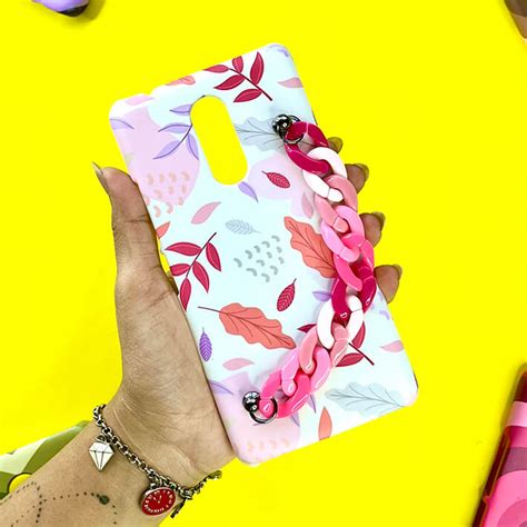 Autumn Pink Gradient Chain Phone Cover – Casebasket