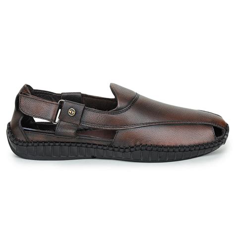 Buy Healers Formal Tan Sandals For Men JPL-204 By Liberty