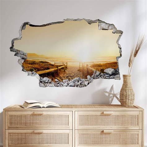 3D wall sticker At the beach | wall-art.com
