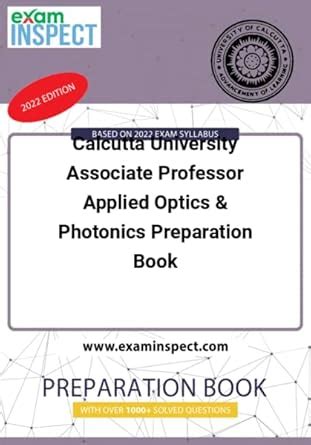 Calcutta University Associate Professor Applied Optics & Photonics ...