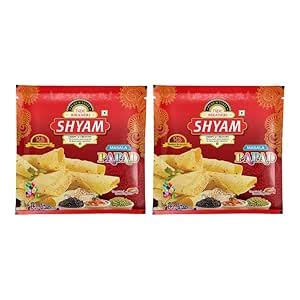 SHYAM MOONGODI UDHYOG Moong Masala Papad Combo Pack -2 Packs Of 400 ...