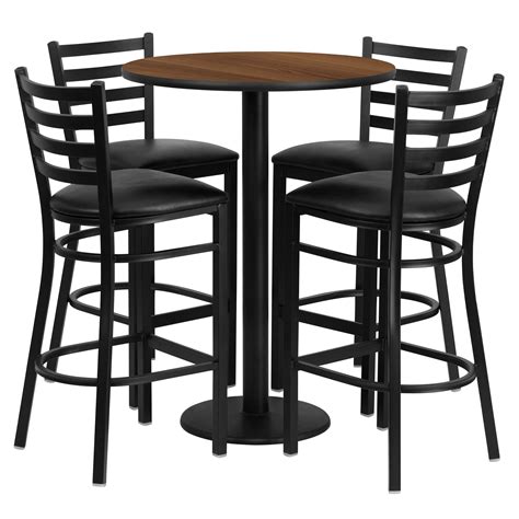 Benedict 30inch Round Pub Table and Chairs Set - by cubicles.com