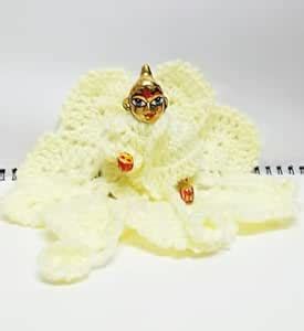 Laddu Gopal Ji Handmade Lemon Yellow Dress Suitable for 3-4 inches ...