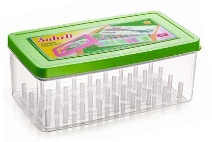RJ ROJENO Plastic Saheli Thread and Needle box - Big Size 36 spools ...