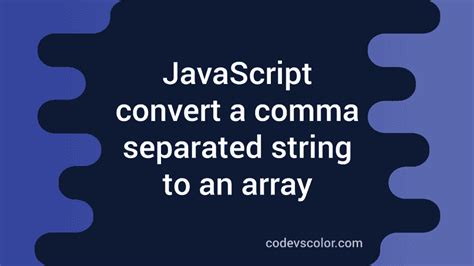 Image result for JavaScript Convert Array to Comma-Separated String