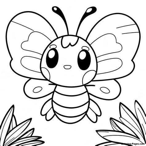 Gigantamax Butterfree Coloring Page | Coloring-Pages.com