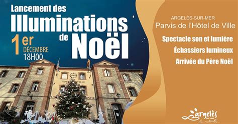 Lancement des illuminations de Noël | Argelès-sur-Mer, Allée Ferdinand ...