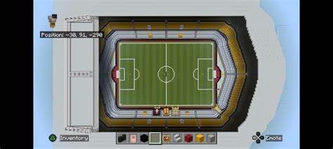 Image result for Football Stadium Tutorial Minecraft Easy