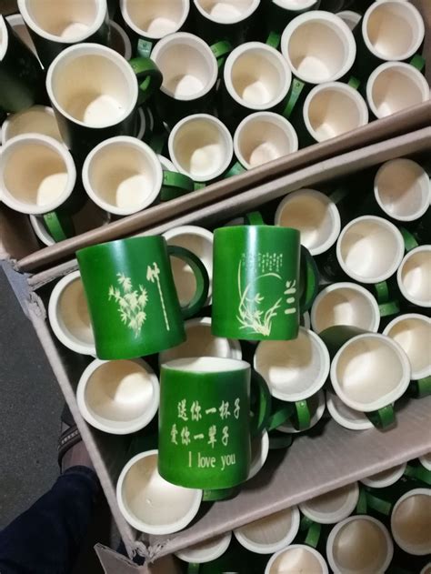 绿竹杯 青竹杯 旅游工艺品 景区 绿色杯子 竹杯定制-阿里巴巴