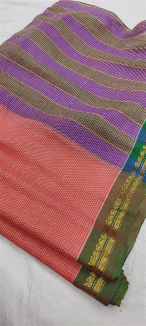 Gadwal Handloom Pure Cotton Small Border – GadwalHandloom