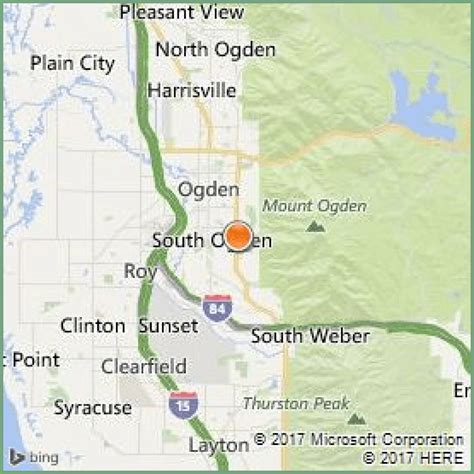 Weber State Map - Printable Map