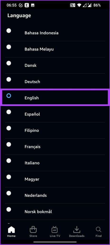 Changing Language On Amazon Prime 的图像结果