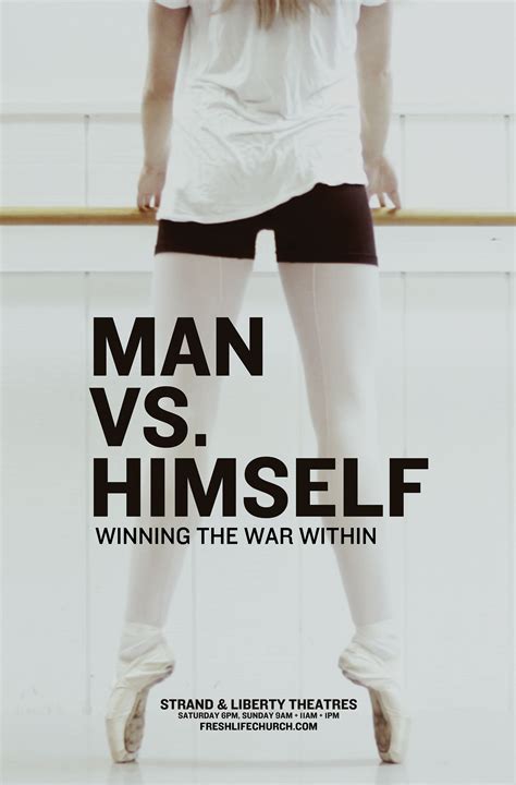 Man Vs. Himself | Man vs, Man, Church