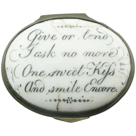 18th century South Staffordshire probably Bilston enamel patch box in ...