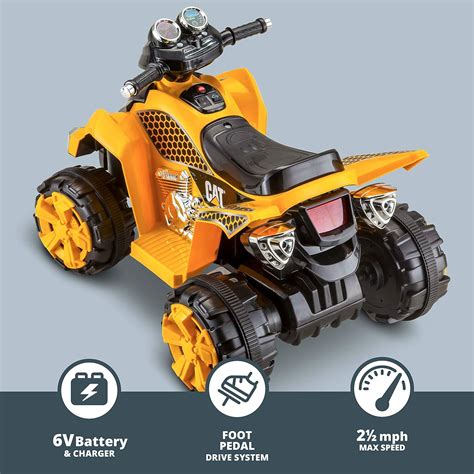 Kid Trax Caterpillar ATV Toddler Ride On Toy, 6 Volt India | Ubuy
