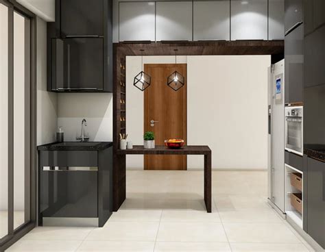 L-Shaped Modular Kitchen – TCW Interior