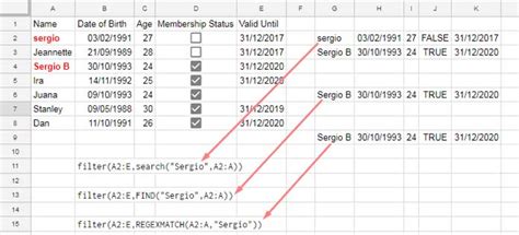 Image result for Spreadsheet Filtering