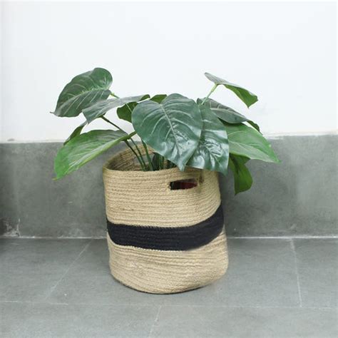 Jute Planters | Basket Planters | Jute Plant Basket | Wonderlandgarden ...