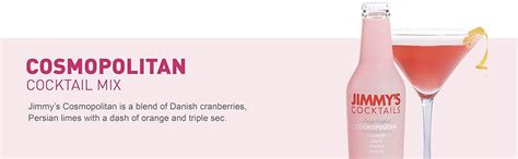 Jimmy’s Cocktail Cosmopolitan Mixer - Pack of 8 - Premium Non-Alcoholic ...