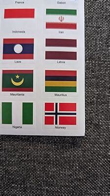 Spakon 960 World Flag Stickers for Travel, School, Journal, India | Ubuy