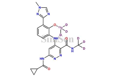 Deucravacitinib-13C-D3 | CAS No- NA | Simson Pharma Limited