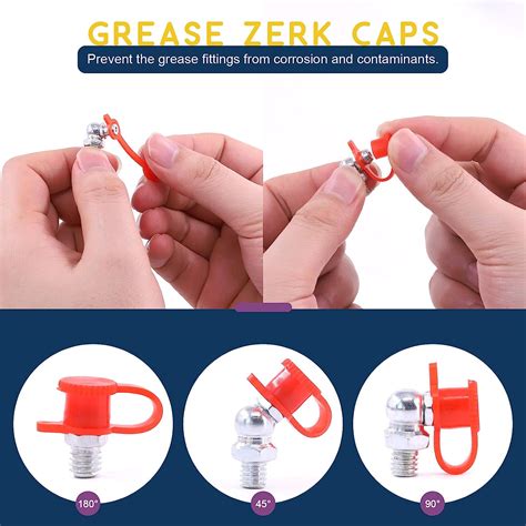 Buy Swpeet 246Pcs SAE & Metric Grease Nipple Assortment Kit, Hydraulic ...