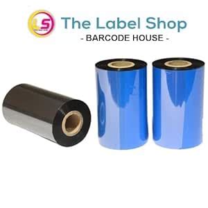 The Label Shop | Thermal Transfer Barcode Premium Wax Ribbon(110mm x ...