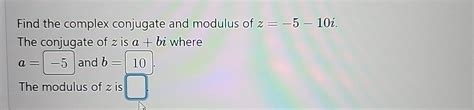 Image result for Complex Conjugate Modulus Formula