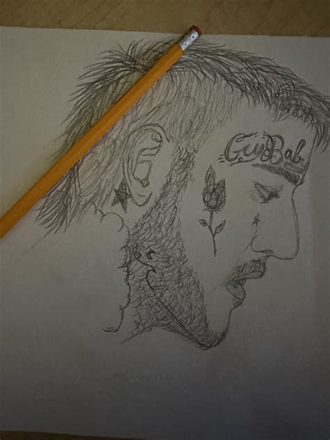 unfinished lil peep drawing. : r/LilPeep