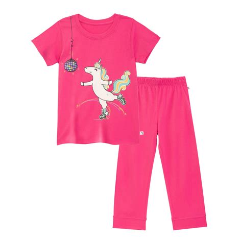Dancing Unicorn PJ & Tee Nightsuit - Glow in the Dark – Plan B